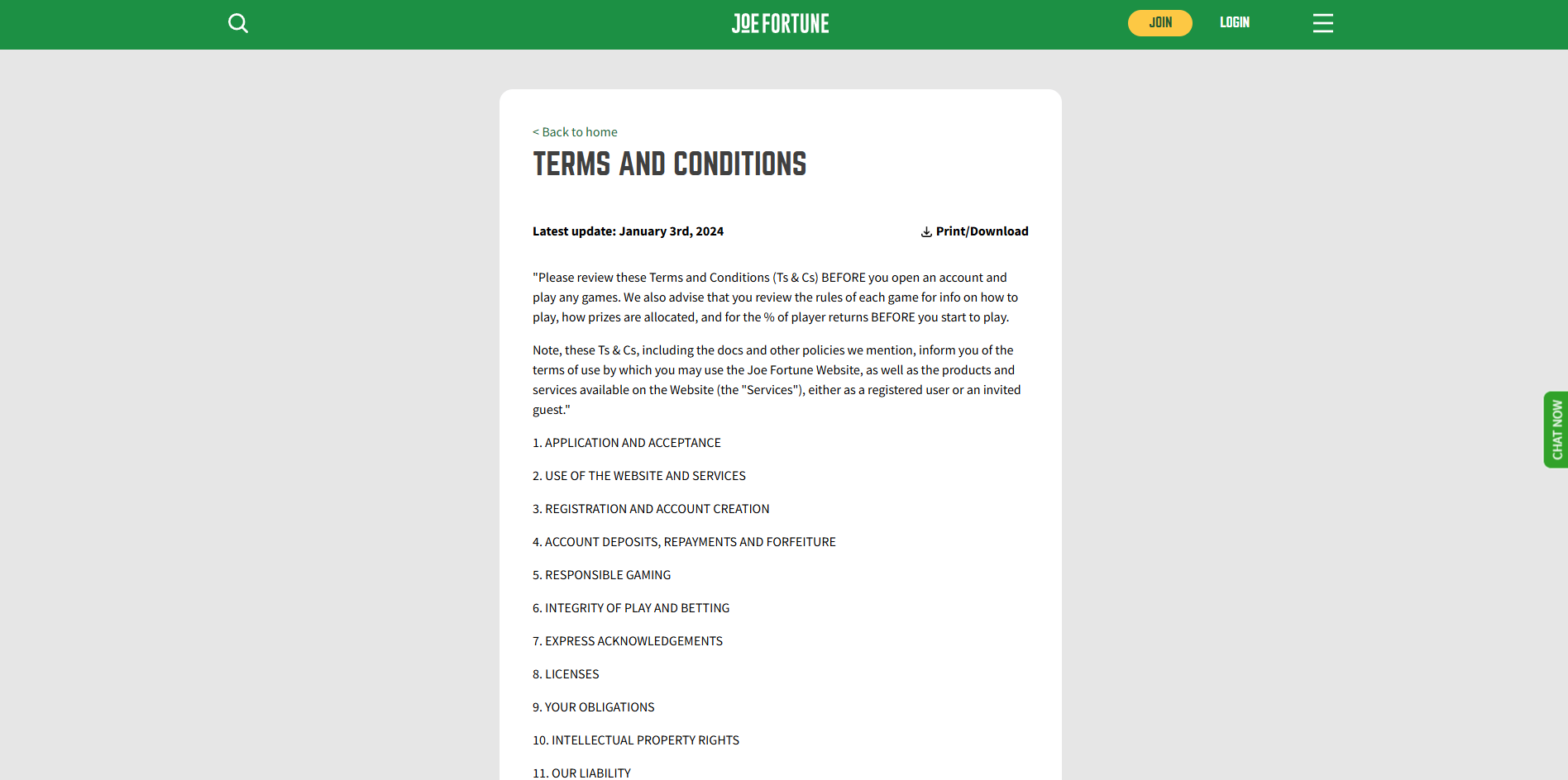 Terms and Conditions: What You Should Know